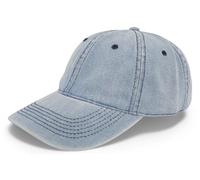 styleBREAKER Unisex Denim Baseball Cap | Adjustable Denim Basecap with 6 Panels, Curved Visor & Ventilation Holes | Breathable Cotton Hat for Men & Women, Colour:Light Blue