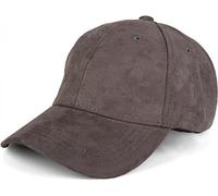 styleBREAKER Unisex Faux Suede Baseball Cap | 6-Panel Cap, Click Closure, Sweatband, Curved Brim, Air Holes, Soft Suede-Look Feel.