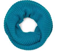 styleBREAKER Unisex Fine Knit Scarf, Solid Color Loop Tube Scarf, Fine Rib Winter Knit Scarf, Loop Scarf 01018112