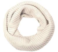 styleBREAKER Unisex Fine Knit Scarf, Solid Color Loop Tube Scarf, Fine Rib Winter Knit Scarf, Loop Scarf 01018112