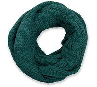 styleBREAKER Unisex Knit Loop Scarf with Ribbed Lattice Pattern | Soft fabric scarf, wraps 2-3 times, warm and non-scratchy. Dimensions: approx. 64x32 cm.