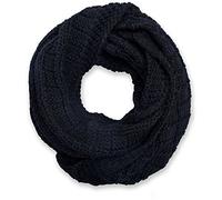 styleBREAKER Unisex Knitted Loop Scarf Check Pattern Winter | Soft fabric for cold days, wraps 2-3 times, itch-free comfort. Dimensions: approx. 65x31 cm.