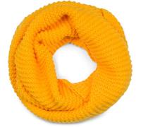 styleBREAKER Unisex Knitted Wave Pattern Infinity Scarf | 72x30 cm infinity scarf, soft warm winter fabric, wraps twice snugly.