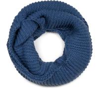styleBREAKER Unisex Knitted Wave Pattern Infinity Scarf | 72x30 cm infinity scarf, soft warm winter fabric, wraps twice snugly.