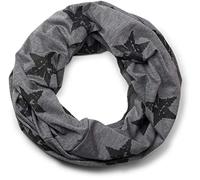styleBREAKER Unisex Loop Scarf,Star Print, Vintage Style | Infinity Scarf, soft feel, trendy print, wraps 2-3 times, easy-care.