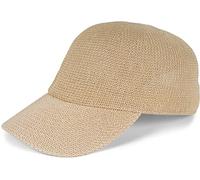 styleBREAKER Unisex Paper Straw Baseball Cap Unicoloured, Airy Summer Basecap, Metal Buckle Adjustable 04023090, Colour:Beige