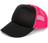 styleBREAKER Unisex Trucker Cap with Mesh | Head circumference 56-60 cm. Adjustable snap closure. 7.5 cm curved brim. OEKO-TEX STANDARD 100 certified polyester.