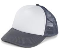 styleBREAKER Unisex Trucker Cap with Mesh | Head circumference 56-60 cm. Adjustable snap closure. 7.5 cm curved brim. OEKO-TEX STANDARD 100 certified polyester.