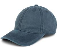 styleBREAKER Unisex Vintage Cotton Baseball Cap,Denim Blue