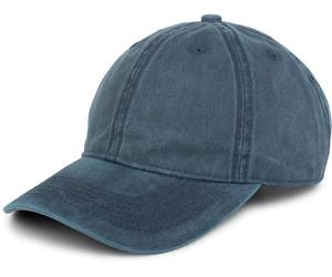styleBREAKER Unisex Vintage Cotton Baseball Cap,Denim Blue