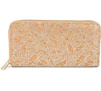 styleBREAKER Women Cork Wallet with Geometric Metallic Prism Pattern, Zipper, Wallet 02040148