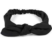 styleBREAKER women hairband plain bow and elastic, hairband, headband, pin-up, rockabilly 04026035, Colour:Black