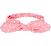 styleBREAKER women hairband with polka dots pattern, flexible bow and elastic, hairband, headband, pin-up, rockabilly 04026036, Colour:Apricot-White