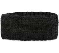 styleBREAKER Women Headband in fine crochet look plain, Thermo Fleece lining, Uni Winter Headband 04026051, color:Black