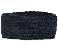 styleBREAKER Women Headband in fine crochet look plain, Thermo Fleece lining, Uni Winter Headband 04026051, color:Dark Blue