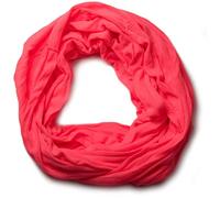 styleBREAKER Womens Cotton Blend Jersey Loop Scarf,43x85cm | Elastic Tube Scarf, 80% Viscose 20% Natural Fiber, Crinkle Look, Washable at 30°C, Soft Feel, Circular Scarf.