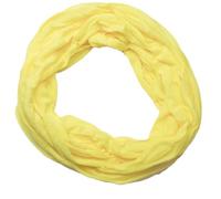 styleBREAKER Womens Cotton Blend Jersey Loop Scarf,43x85cm, Yellow