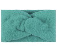 styleBREAKER Women's Fine Knit Headband with Twist Knot | Warm Winter Headband with Soft Surface | Elastic Headband Ear Warmers 15 cm Wide, Colour: Petrol