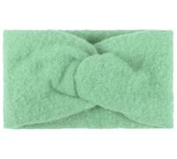 styleBREAKER Women's Fine Knit Headband with Twist Knot | Warm Winter Headband with Soft Surface | Elastic Headband Ear Warmers 15 cm Wide, Colour: Mint