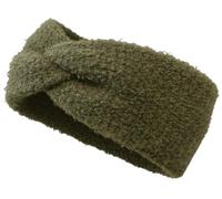 styleBREAKER Women's Headband Teddy Fur Look with Twist Knot Detail Soft Elastic Winter Headband Warm Headband Ear Warmers 56-59 cm Colour: Olive