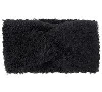 styleBREAKER Women's Knitted Headband with Rib Knit Pattern and Twist Knot, Warm Winter Hairband Boucle Look, Headband 04026063, Colour:Black