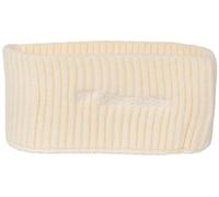 styleBREAKER Women's Knitted Headband with Ribbed Pattern, Logo Embroidery, Warm Winter Hairband, Headband 04026068, Colour:Cream