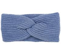 styleBREAKER Women's knitted headband with twist knot and ribbed pattern unicoloured, warm winter hairband, headband 04026072, Colour:Denim Blue