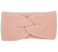 styleBREAKER Women's knitted headband with twist knot and ribbed pattern unicoloured, warm winter hairband, headband 04026072, Colour:Rose
