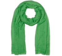 styleBREAKER Womens Lightweight Sheer Viscose Scarf | 50% cotton, 188x100 cm, soft fabric for spring and summer, fringed ends, can be draped as a stole.
