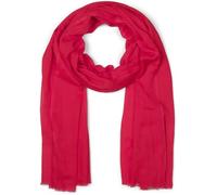 styleBREAKER Womens Lightweight Sheer Viscose Scarf | 50% cotton, 188x100 cm, soft fabric for spring and summer, fringed ends, can be draped as a stole.