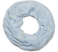 styleBREAKER Womens Loop Scarf Cactus Cotton Blend | 90x67 cm scarf, glossy accents, colorful flowers. Soft, scratch-free fabric, wraps 2-3 times around the neck.