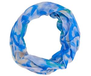 styleBREAKER Womens Loop Scarf Heart Brushstroke Print | 79x49 cm, airy 100% viscose fabric, can be wrapped twice around the neck.