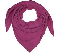 styleBREAKER women's muslin triangle scarf made of 100% cotton | soft and lightweight solid-colored neck scarf for women | stylish scarf for every season - Made in Italy, 196 x 84 cm, Violet