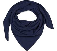 styleBREAKER Womens Solid Cotton Muslin Triangle Scarf | 196x84cm XXL, Made in Italy, 100% natural fiber, breathable, airy, light for spring and summer, versatile.
