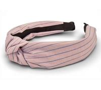 styleBREAKER Womens Striped Twist Knot Headband,Rose