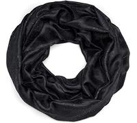 styleBREAKER Womens Summer Loop Scarf Silky Glitter | 95x70cm Scarf, Lightly Shimmering, Soft, Breathable, Non-Scratchy, Wraps 2-3 Times Around the Neck.