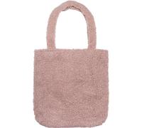 styleBREAKER Womens Teddy Fur Bucket Bag,Taupe
