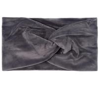 styleBREAKER Womens Velvet-Look Twist Knot Headband,Grey