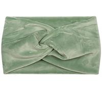 styleBREAKER Womens Velvet-Look Twist Knot Headband,Jade green