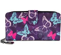 styleBREAKER Womens Vintage Butterfly Wallet,Violet