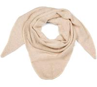 styleBREAKER Womens XXL Knitted Triangle Scarf | Lightly heathered, 188x80 cm for versatile styling as shawl or cape, 80% natural fiber and 20% alpaca.