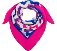 styleBREAKER Womens XXL Woven Triangle Scarf Zigzag Pattern,Pink/Pink-Blu