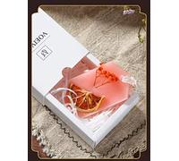 StyleC Aromatherapy Soy Wax Tablets Dried Flower Handmade Air Freshener Lasting Fragrance Home Bedroom Wardrobe Interior Decorations (Orange)