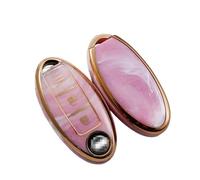 StyleC Remote key fob case cover compatible with Nissan Qashqai (B - Pink)