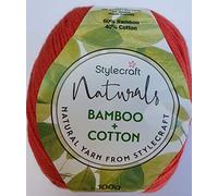 Stylecraft 2997135 Naturals Bamboo Cotton Azalea (7135) Yarn - 100g