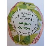Stylecraft 2997137 Naturals Bamboo Cotton Lilac (7137) Yarn - 100g