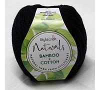 Stylecraft Yarn Naturals Bamboo Cotton - Pitch (7153) - 100g