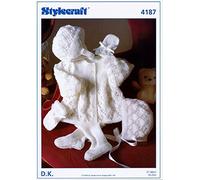 Stylecraft 4187 Knitting Pattern Pram Set in Stylecraft Baby DK
