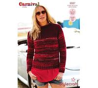 Stylecraft 9087 Knitting Pattern Ladies Sweaters in Carnival Chunky
