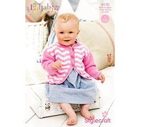 Stylecraft 9170 Knitting Pattern Baby Cardigan and Jumper in Lullaby DK